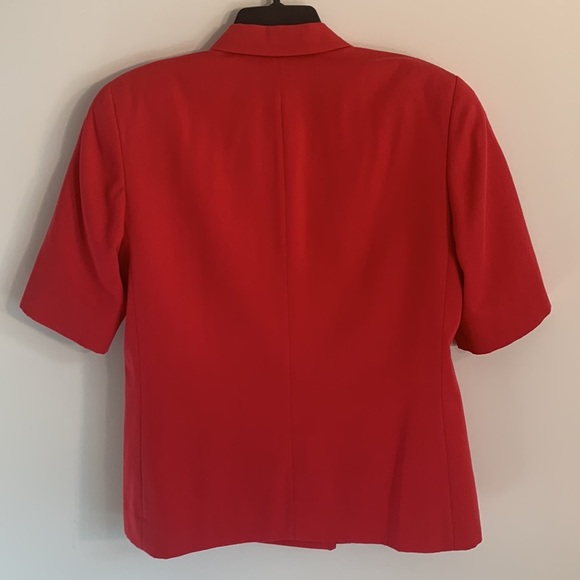 Vintage Pendleton red short sleeve blazer size 12 - Picture 4 of 6